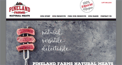 Desktop Screenshot of pinelandnaturalmeats.com